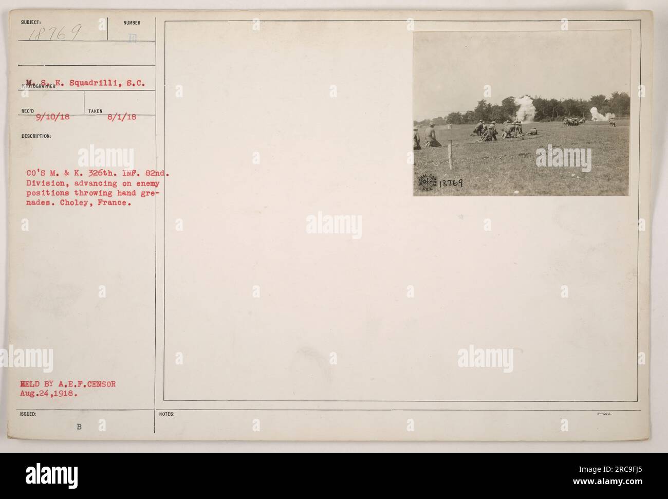 24 august 1918 foto Fotos und Bildmaterial in hoher Auflösung Alamy