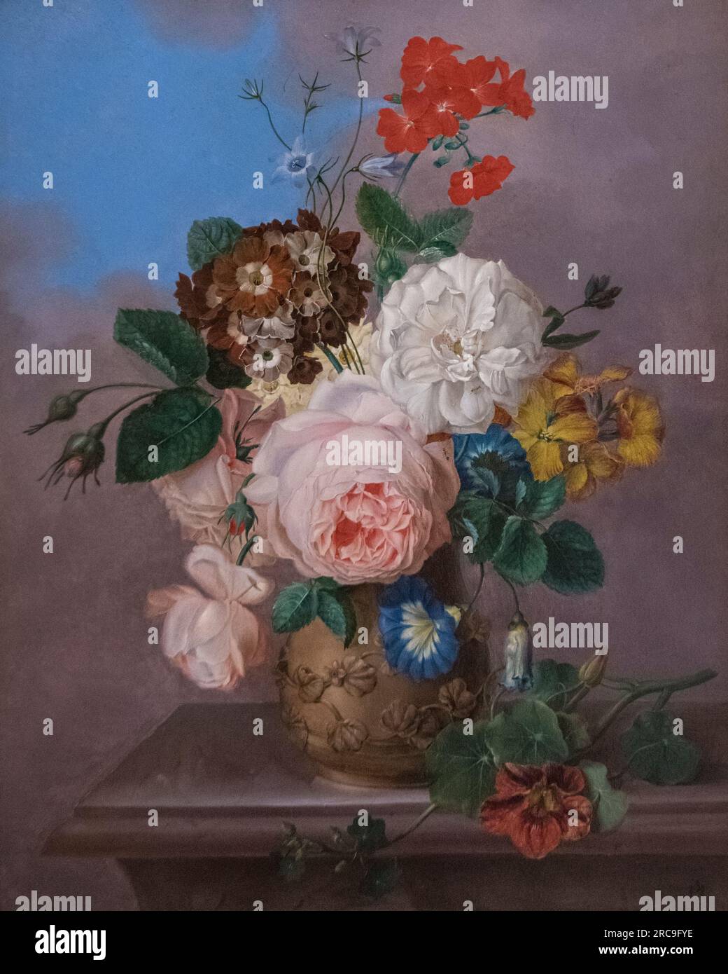 Marija Auersperg Attems: „Eine Blumenvase“ Stockfoto