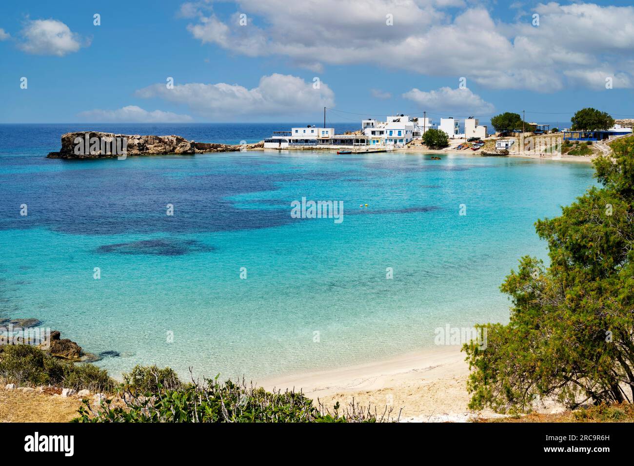 Griechenland, Insel Karpathos, Lefkos Stockfoto