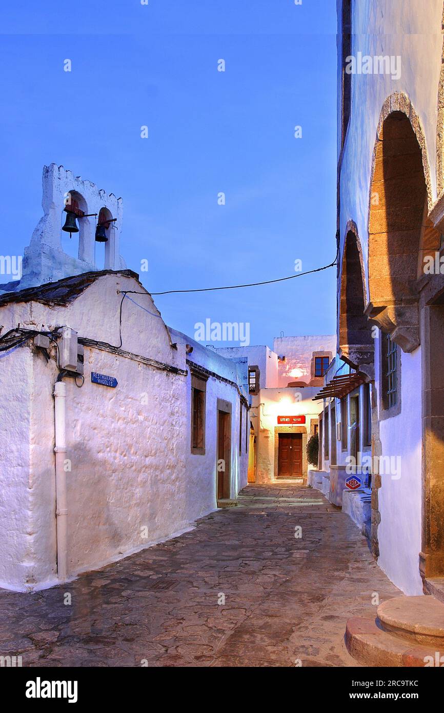 Patmos, Dodekaninseln, Ägäische Inseln, Griechenland Stockfoto