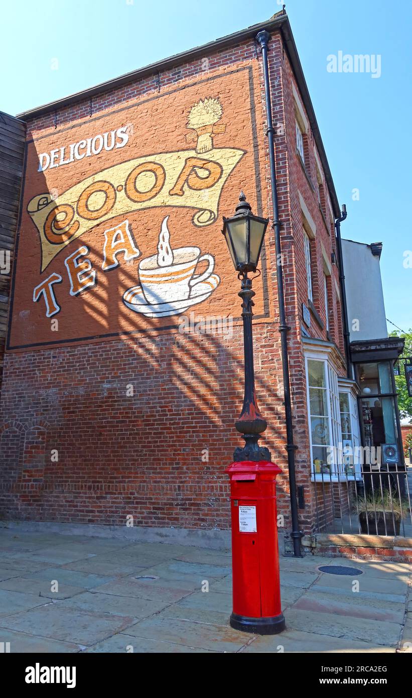 Co-Op Pioneers, 31 Toad Lane, Rochdale, Lancashire, England, Großbritannien, OL12 0NU - Genossenschaftsmuseum Stockfoto