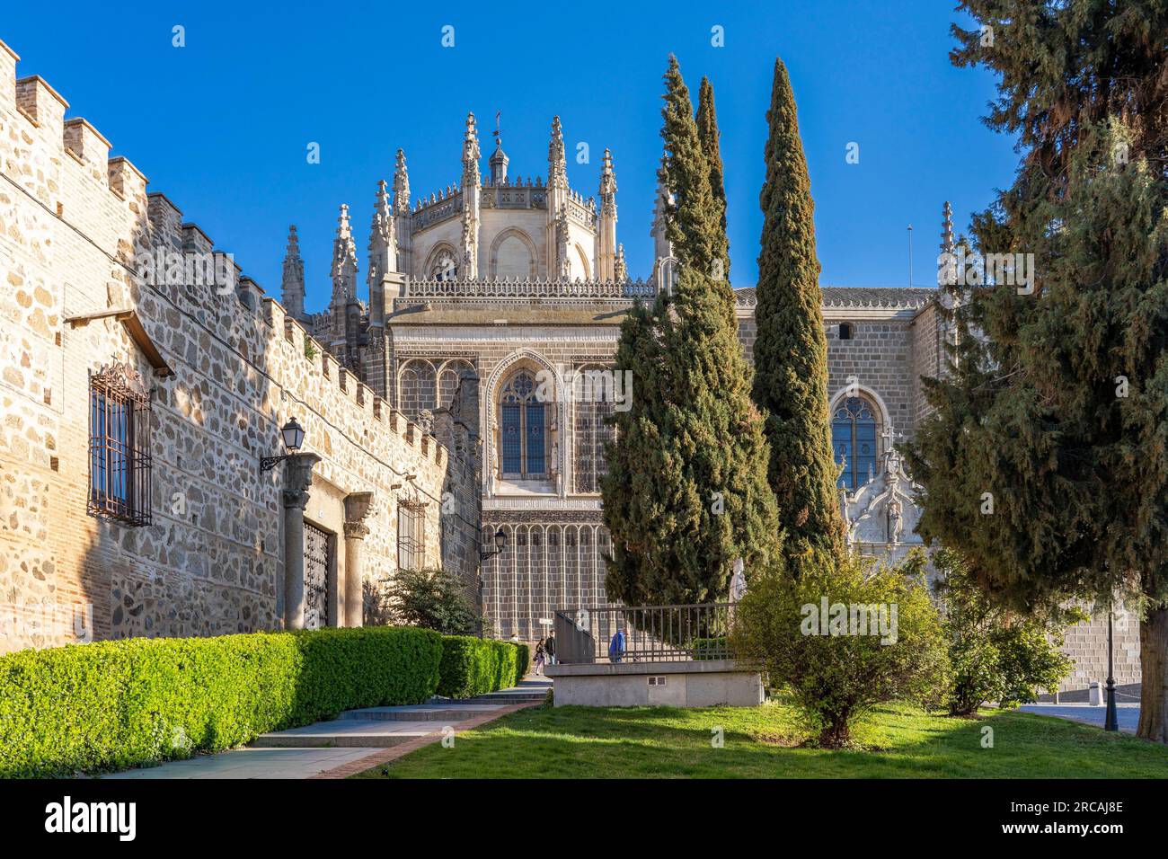 San Juan de los Reyes, Toledo, Kastilien-La Mancha, Spanien Stockfoto