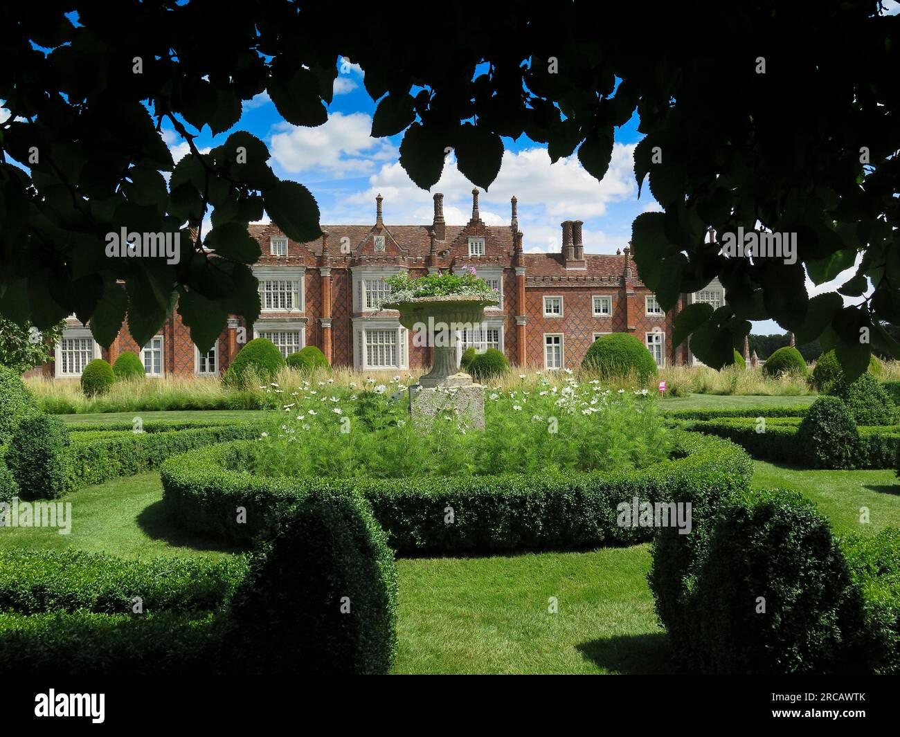 Helmingham Hall Gardens Stockfoto