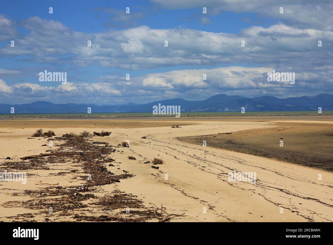 Sandstrand in der Abel Tasman National Park Stockfoto