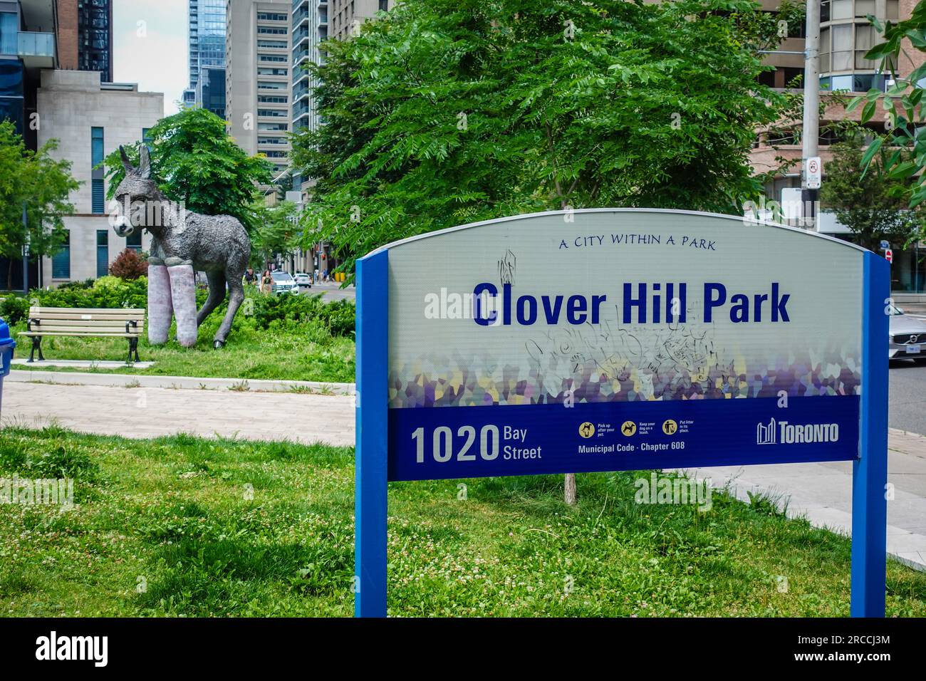 Flora Hill Park, Toronto, Kanada Stockfoto