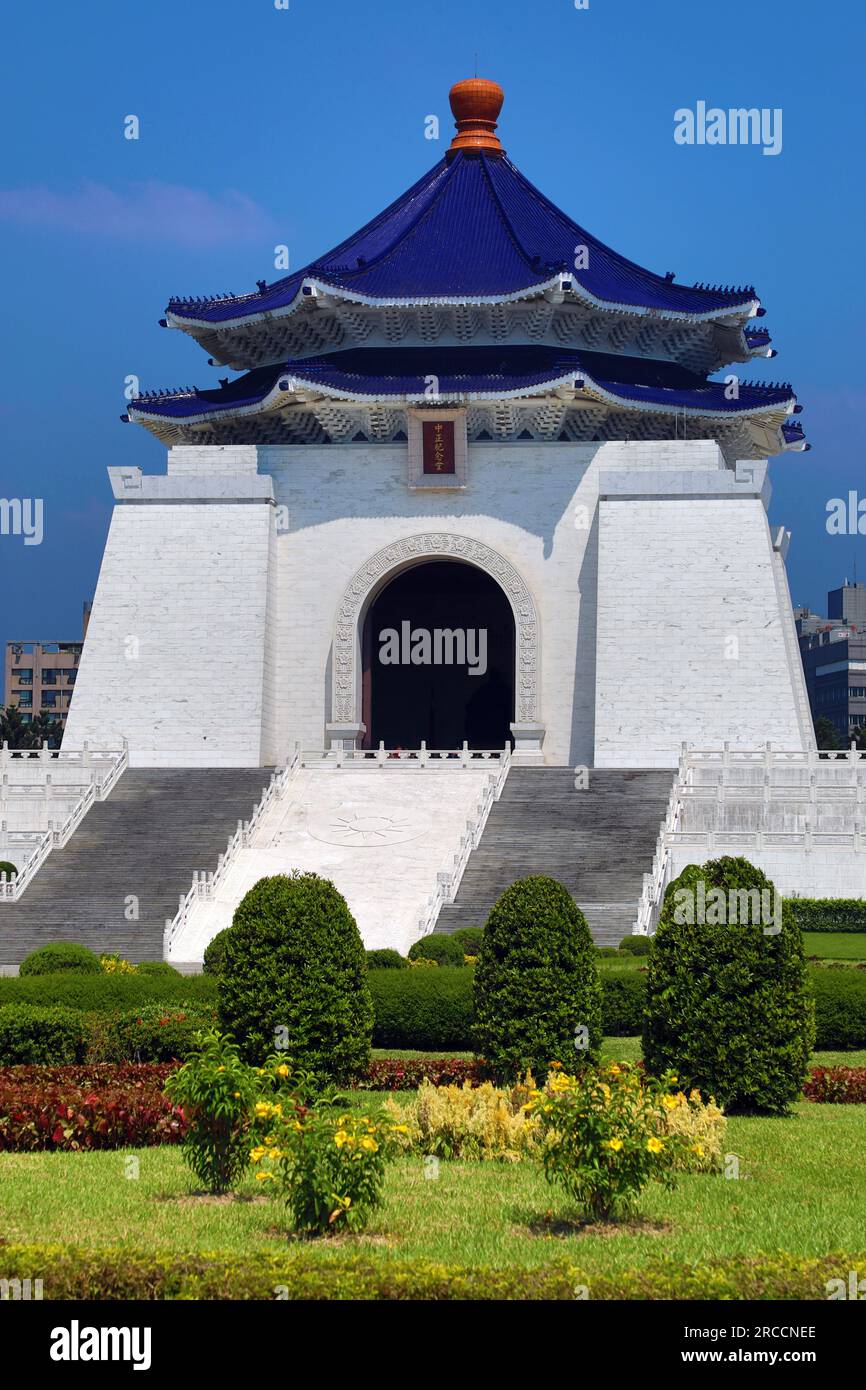Die National Chiang Kai-Shek Memorial Hall, Memorial Hall Square, Taipei, Taiwan Stockfoto