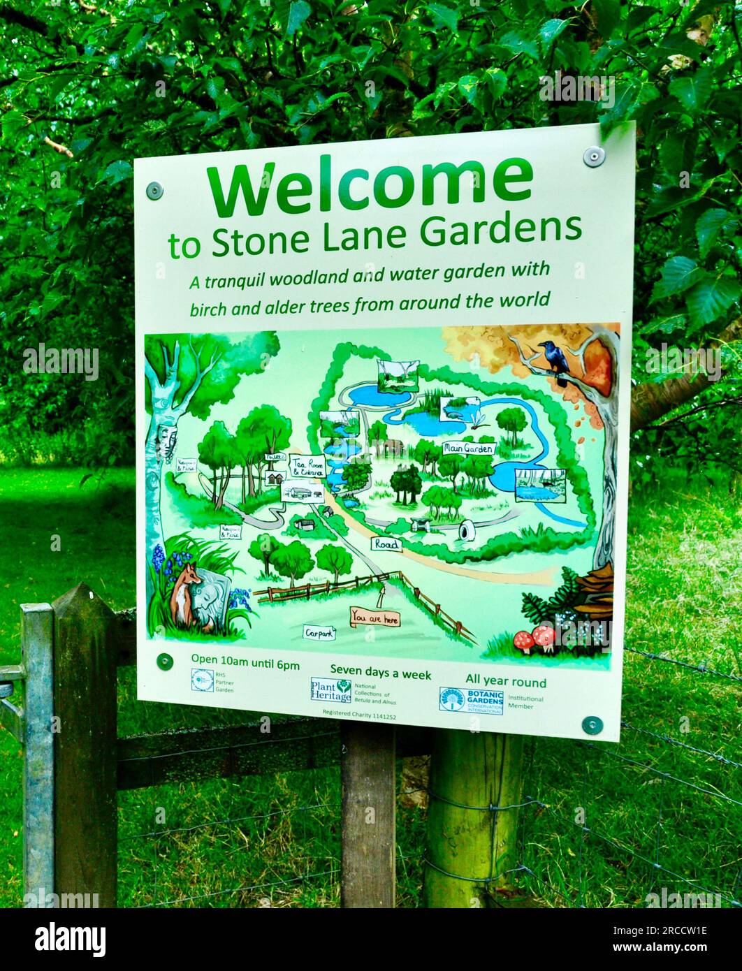 Stone Lane Gardens, Stockfoto