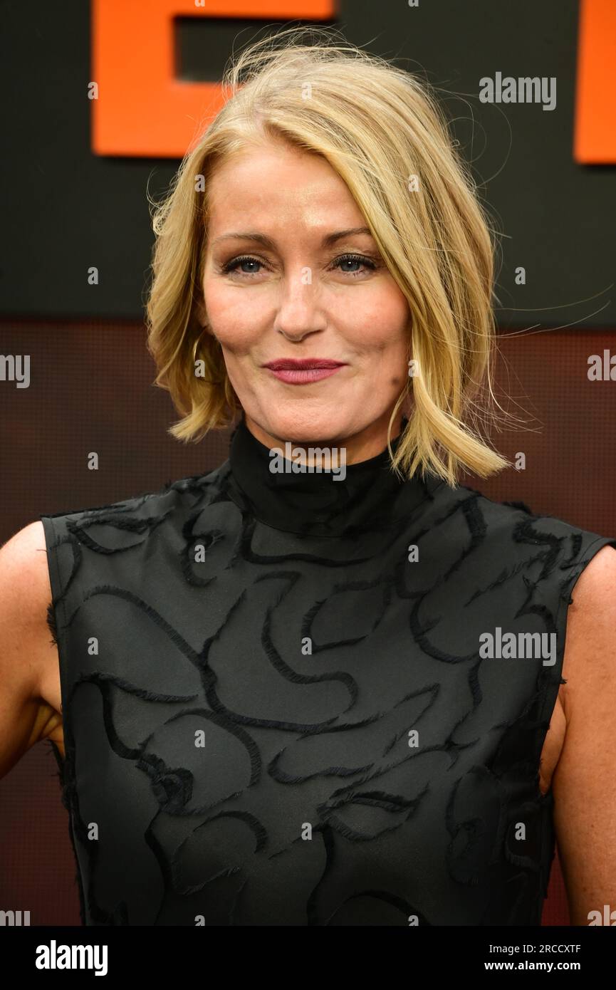 London, Großbritannien. 13. Juli 2023. Louise Lombard besucht die Premiere von Oppenheimer - UK bei ODEON Luxe, Leicester Square, London, Großbritannien. Kredit: Siehe Li/Picture Capital/Alamy Live News Stockfoto