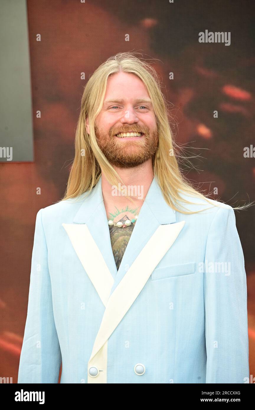 London, Großbritannien. 13. Juli 2023. Sam Ryder besucht die Premiere von Oppenheimer - UK bei ODEON Luxe, Leicester Square, London, Großbritannien. Kredit: Siehe Li/Picture Capital/Alamy Live News Stockfoto