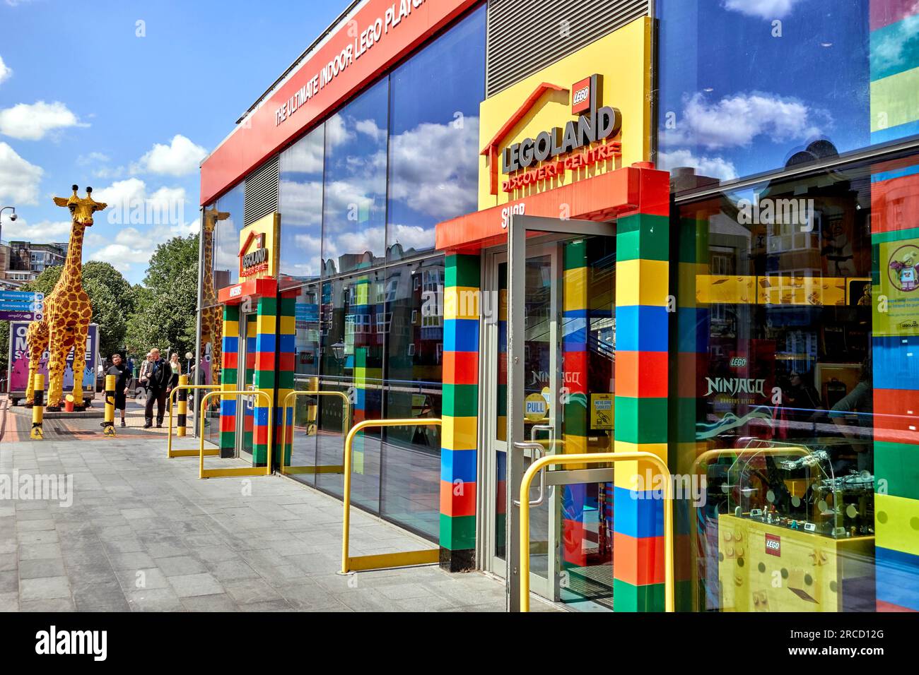Legoland Playground, Utilita Arena, Brindley Place, Brindley Place, Birmingham, England, Großbritannien Stockfoto