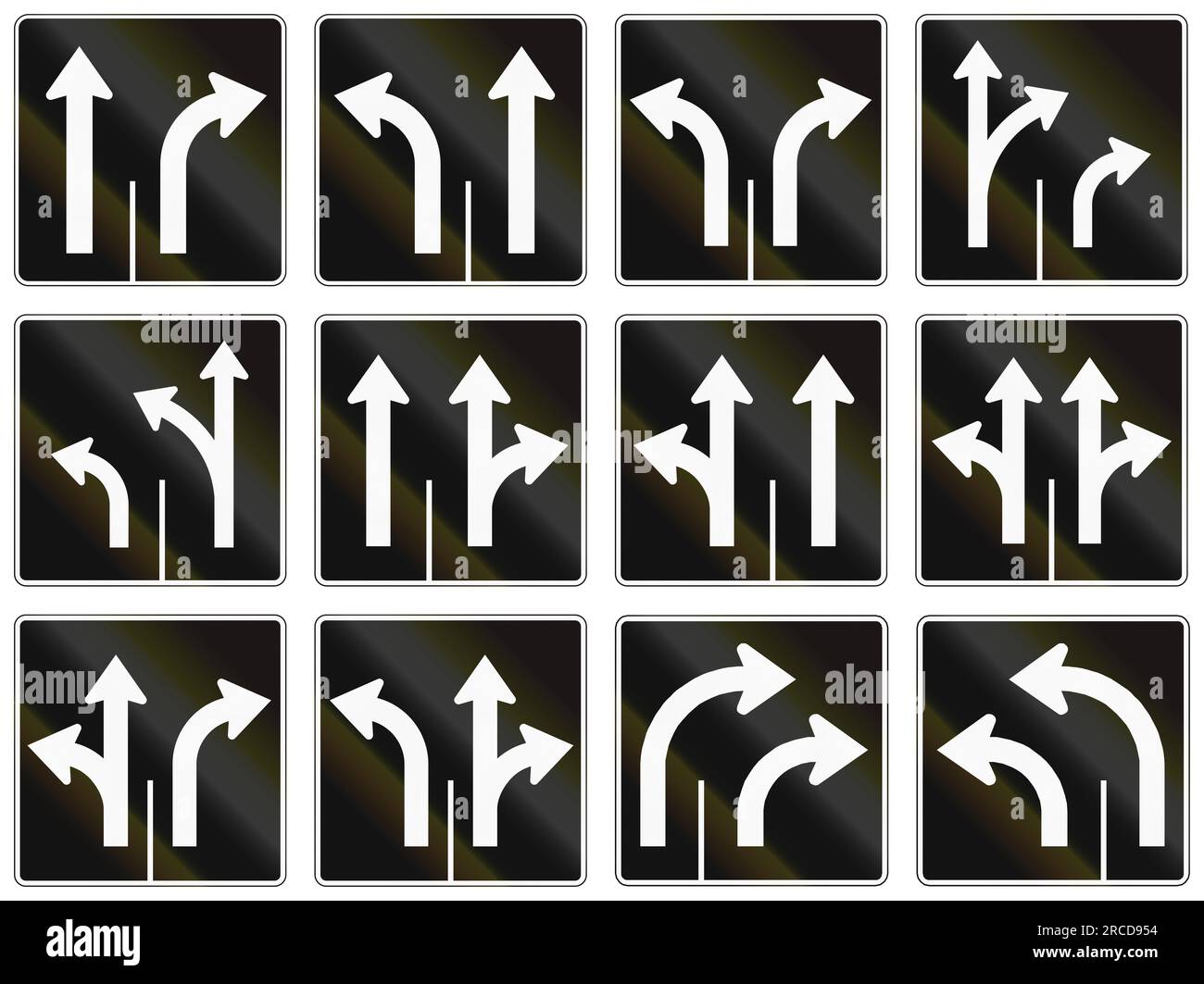 Zwei Spuren In Kanada. Stockfoto