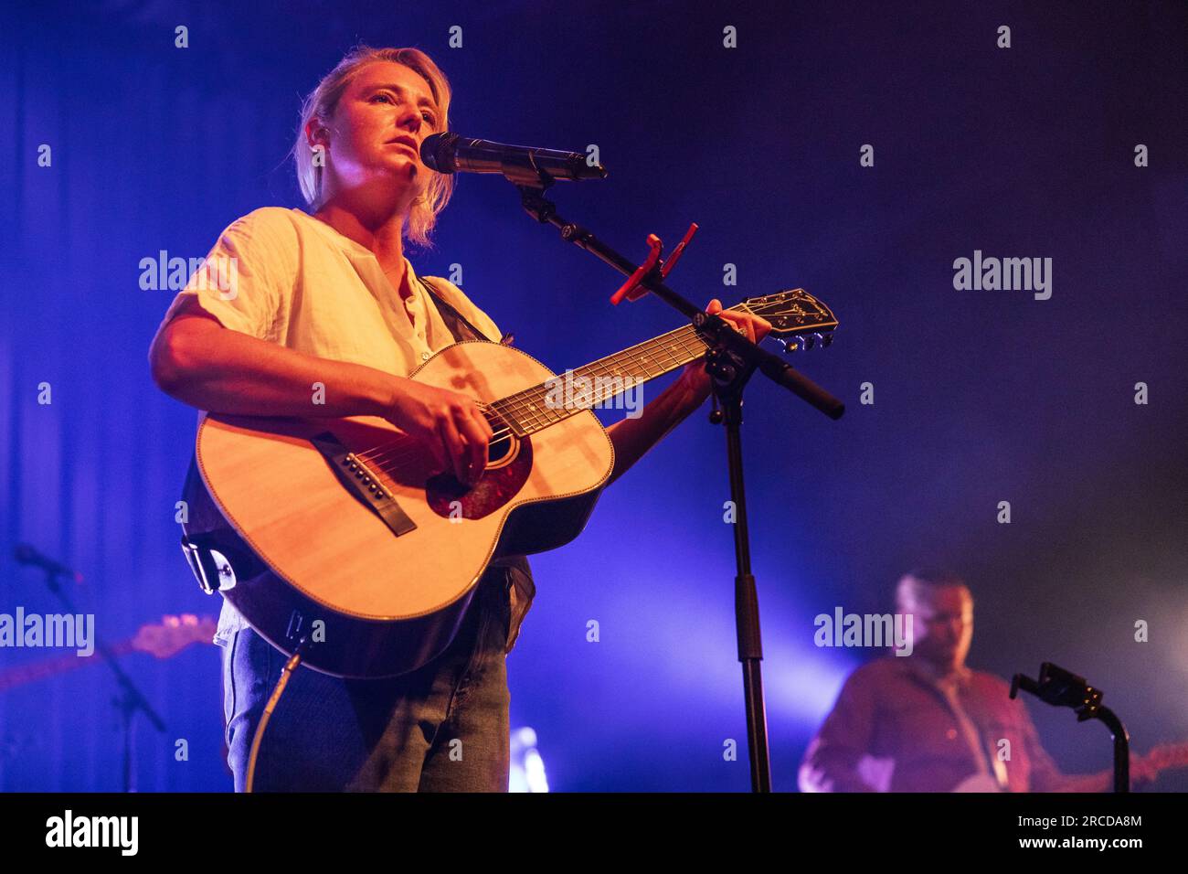 Oslo, Norwegen. 13. Juli 2023. Die amerikanische Folk-Rock-Sängerin, Songwriterin und Musikerin Lissie führt ein Live-Konzert im Rockefeller in Oslo auf. (Foto: Gonzales Photo/Alamy Live News Stockfoto