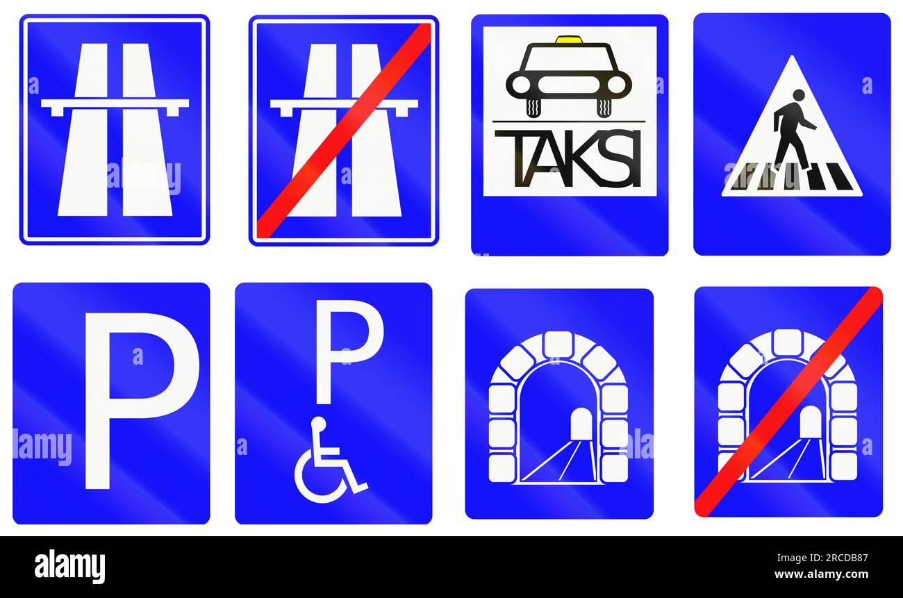 Autobahn in Indonesien. Stockfoto