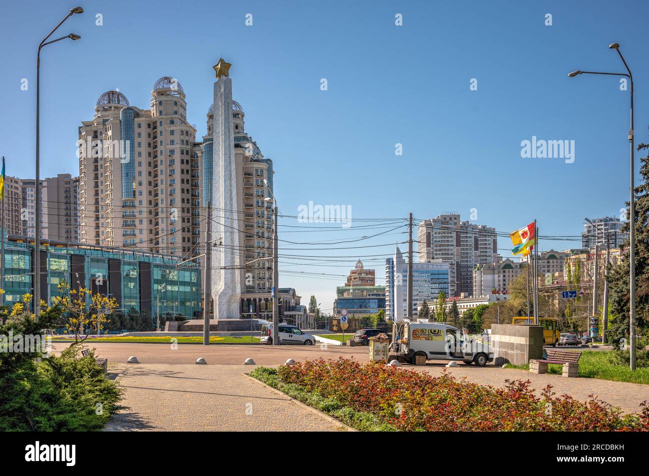 Arcadia-Bezirk in Odessa, Ukraine Stockfoto