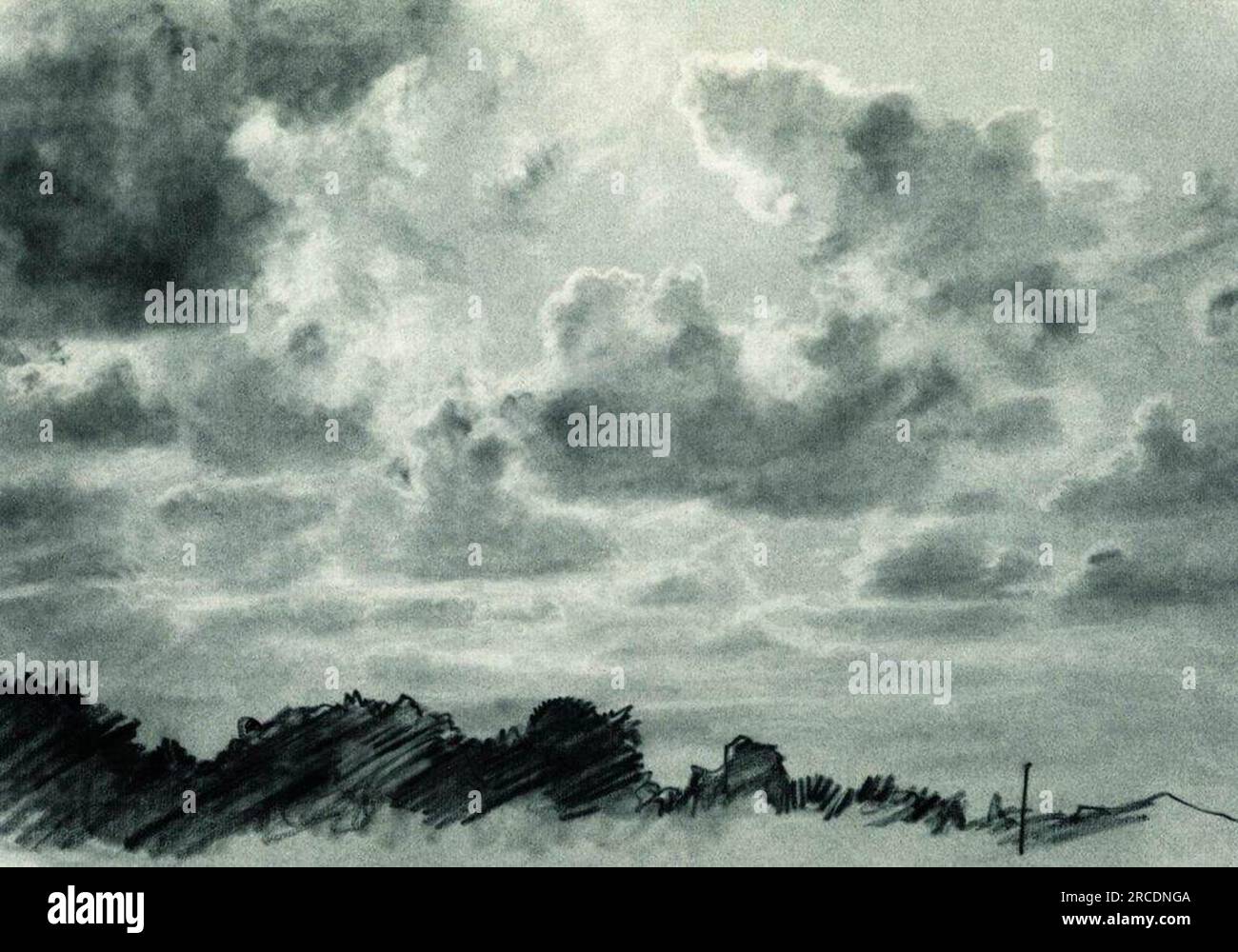 Clouds von Ivan Shishkin Stockfoto