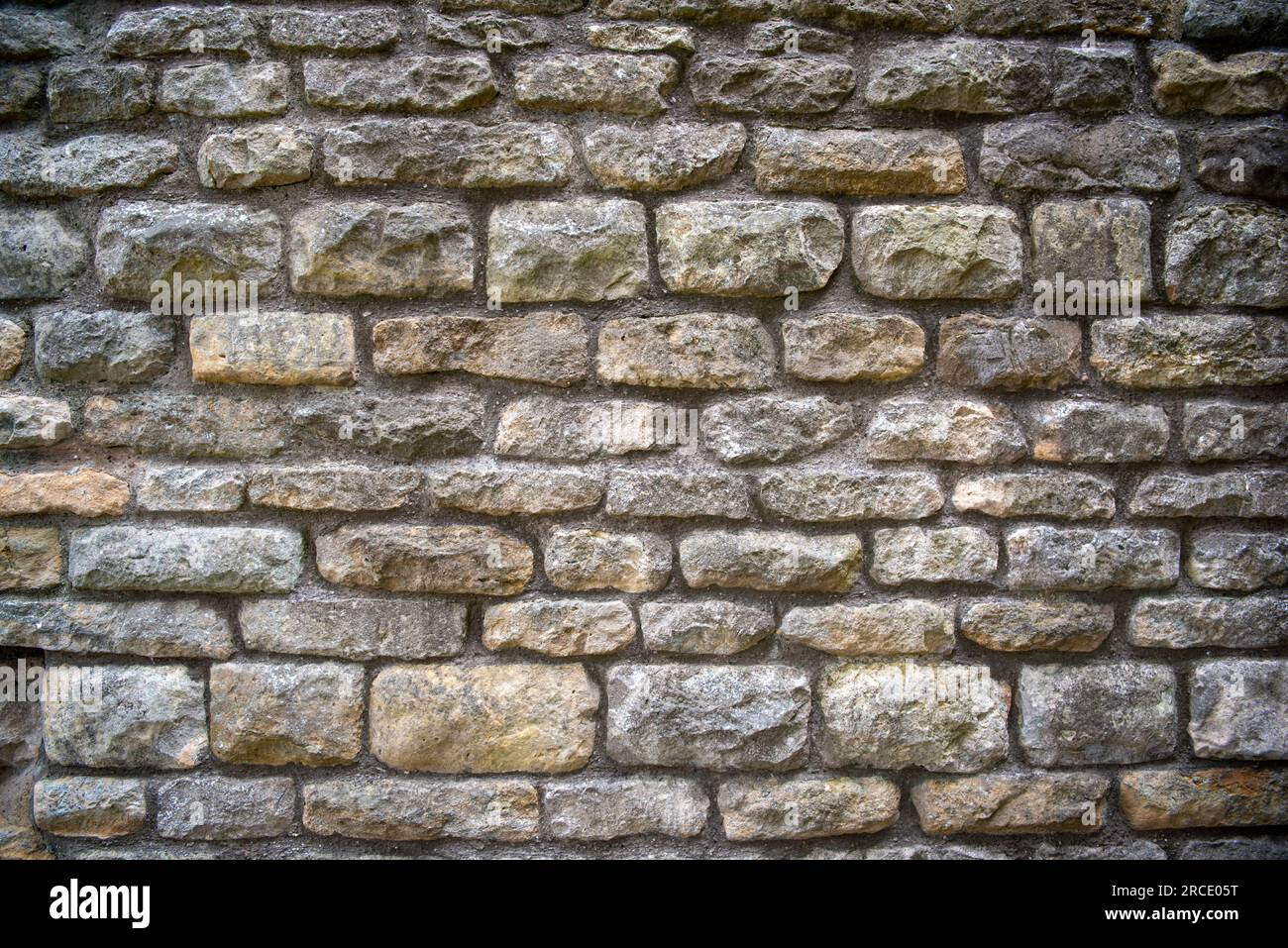 Steinmauer Stockfoto
