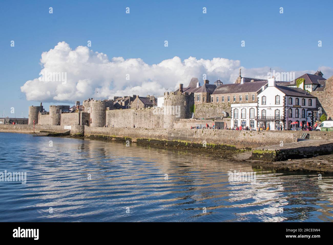 Caernarfon Castle Stockfoto