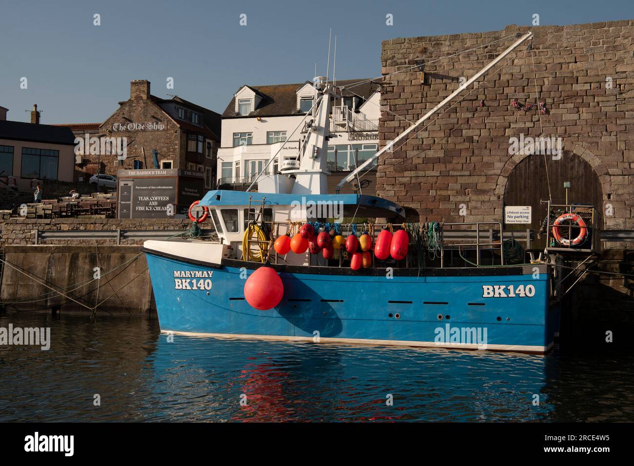 Angelboot/Fischerboot Stockfoto