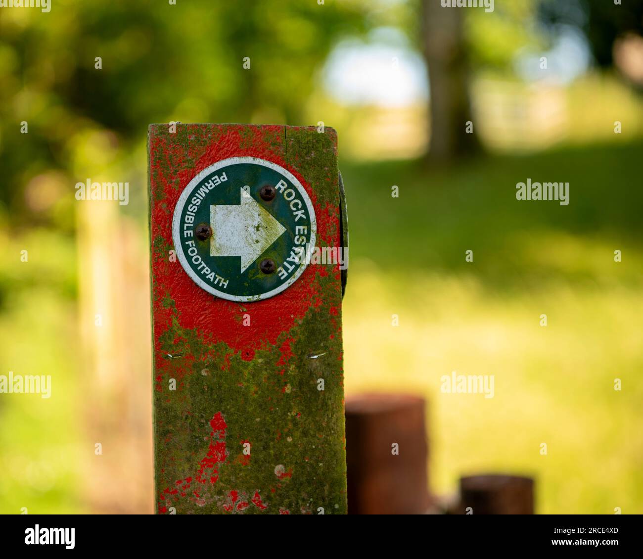 Felsspaziergang Stockfoto