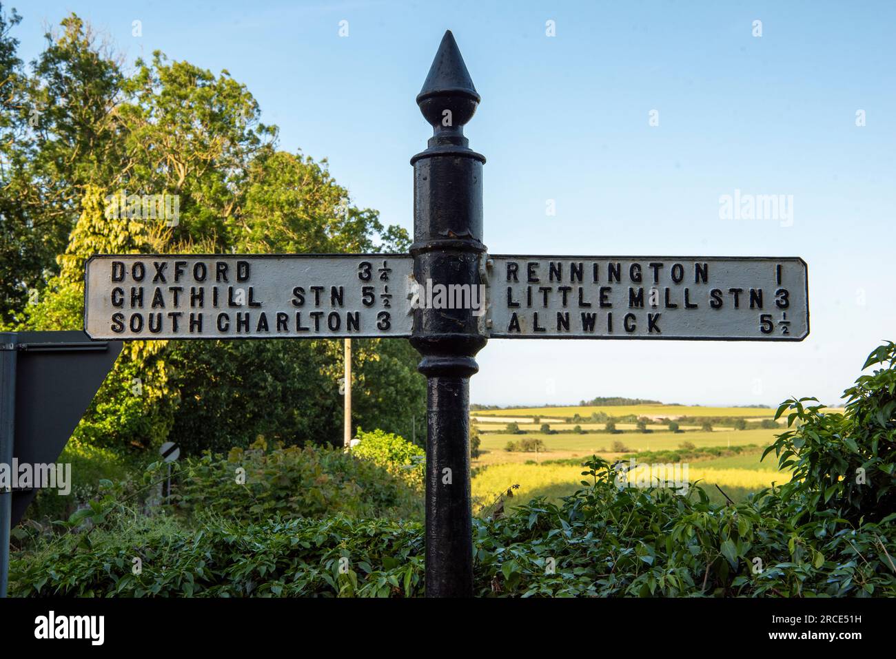 Straßenschild Stockfoto