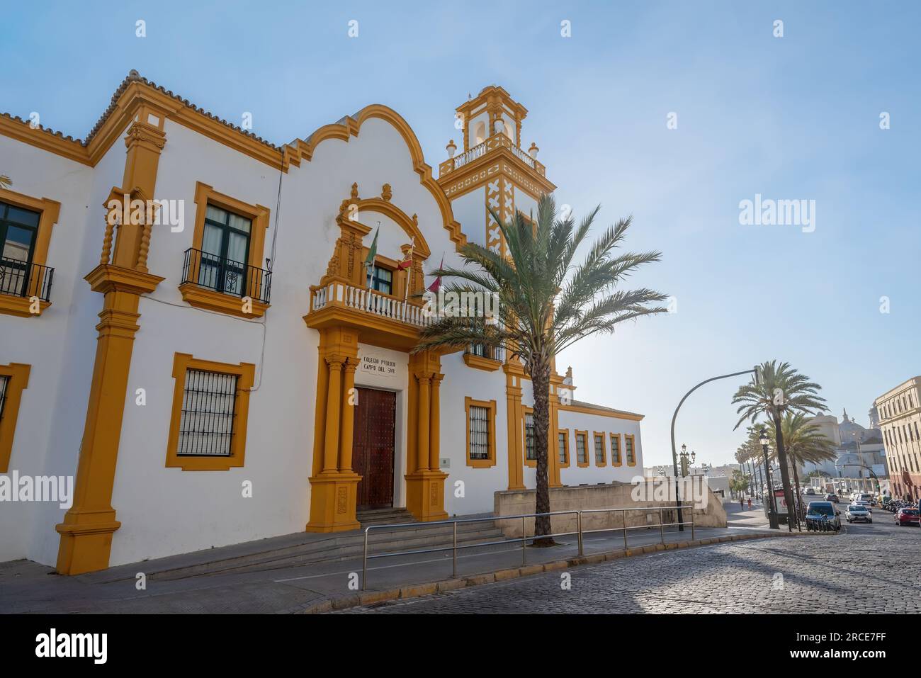 Campo del Sur Grundschule - Cadiz, Andalusien, Spanien Stockfoto