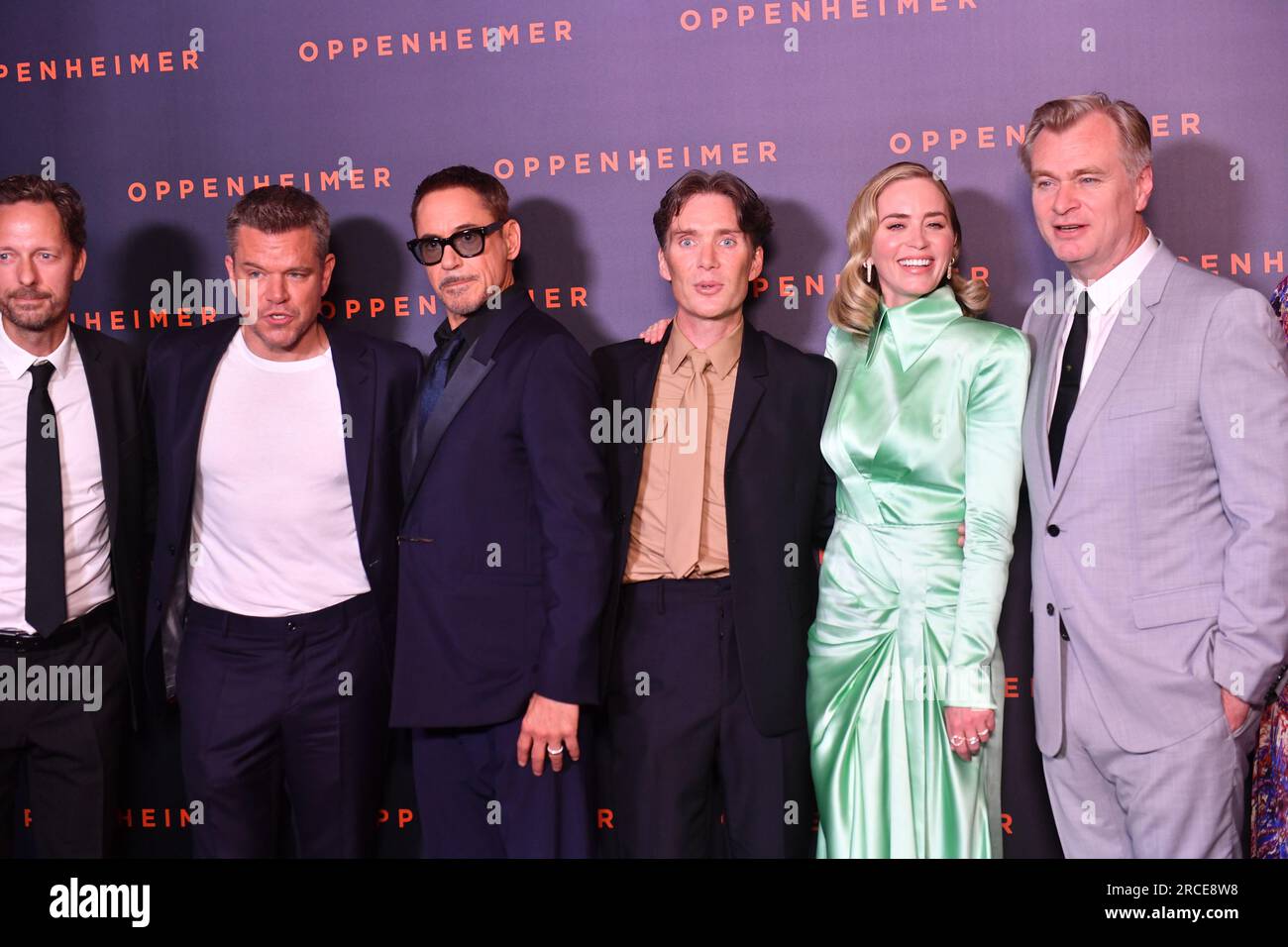"Oppenheimer" Premiere Im Cinema Le Grand Rex Stockfoto