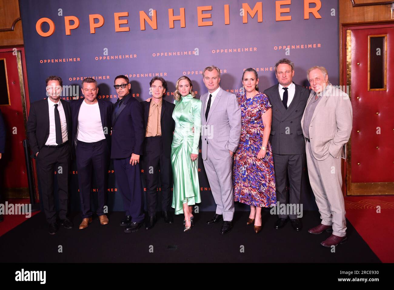 "Oppenheimer" Premiere Im Cinema Le Grand Rex Stockfoto