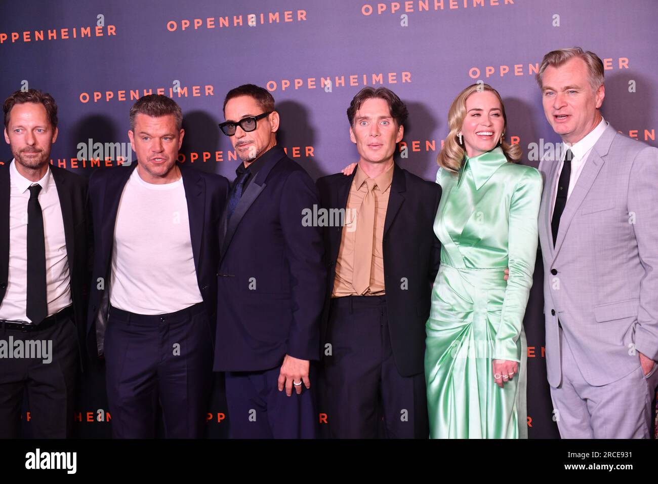 "Oppenheimer" Premiere Im Cinema Le Grand Rex Stockfoto