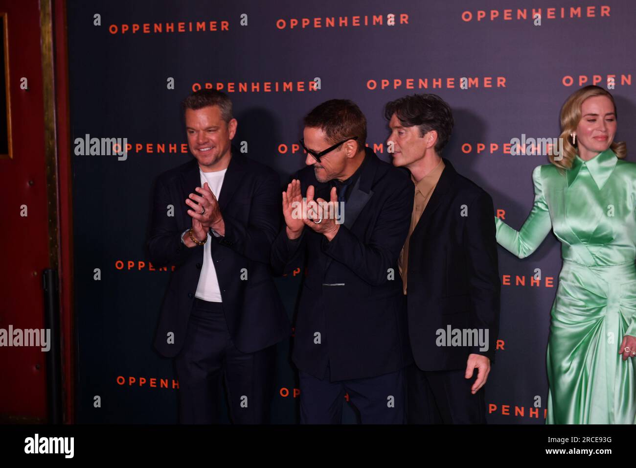 "Oppenheimer" Premiere Im Cinema Le Grand Rex Stockfoto
