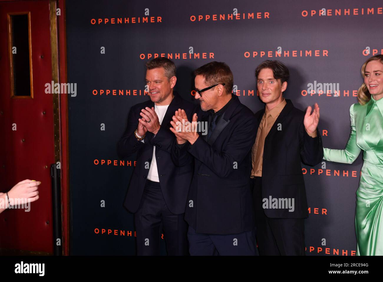 "Oppenheimer" Premiere Im Cinema Le Grand Rex Stockfoto
