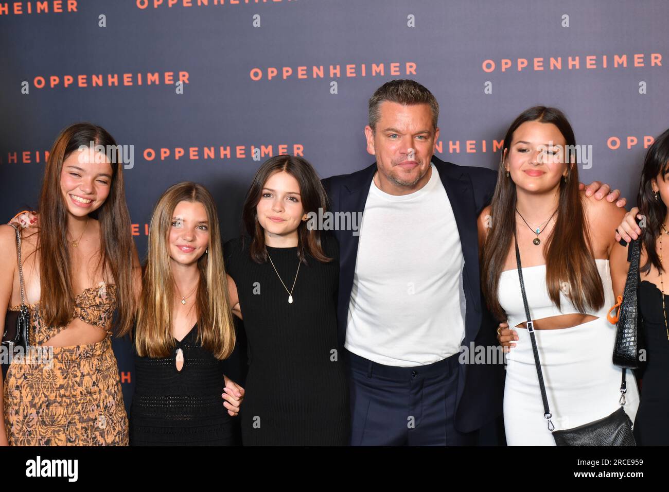 "Oppenheimer" Premiere Im Cinema Le Grand Rex Stockfoto