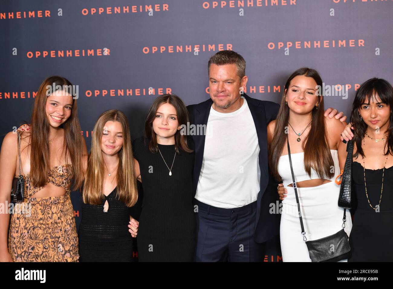 "Oppenheimer" Premiere Im Cinema Le Grand Rex Stockfoto