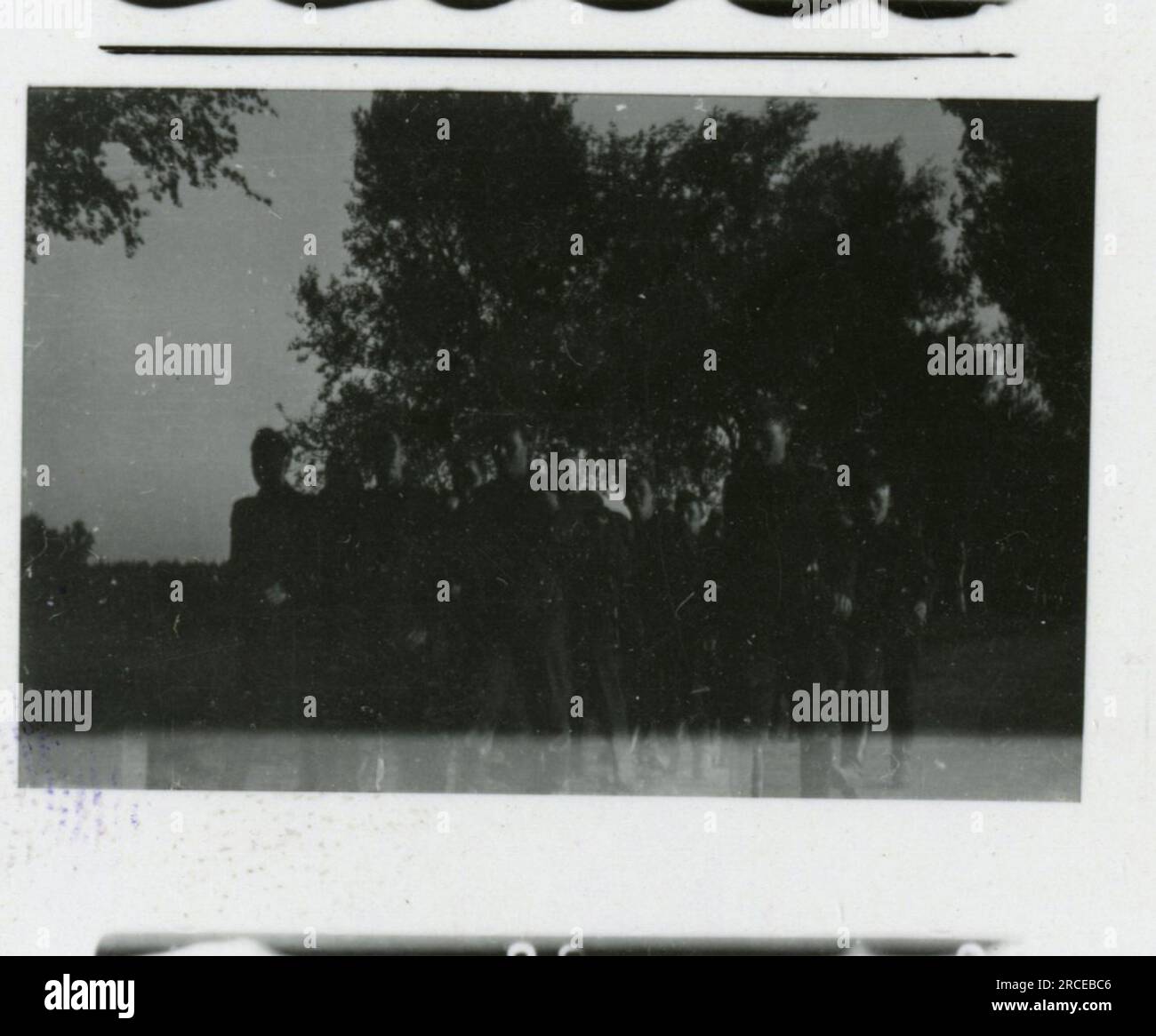 SS-Fotograf Eines Norwegische SS 1943 Feldausbildung, Einberufungszeremonie, Winterszenen mit Soldaten im Dorf Bilder, die die Frontaktivitäten der Waffen-SS-Einheiten an der westlichen und östlichen Front, einschließlich Polen, Frankreich, Balkan, Italien, darstellen Und Russland sowie Trainingsübungen, Porträts von Einzelpersonen und Gruppenansichten und Szenen von Städten und der lokalen Bevölkerung. Stockfoto