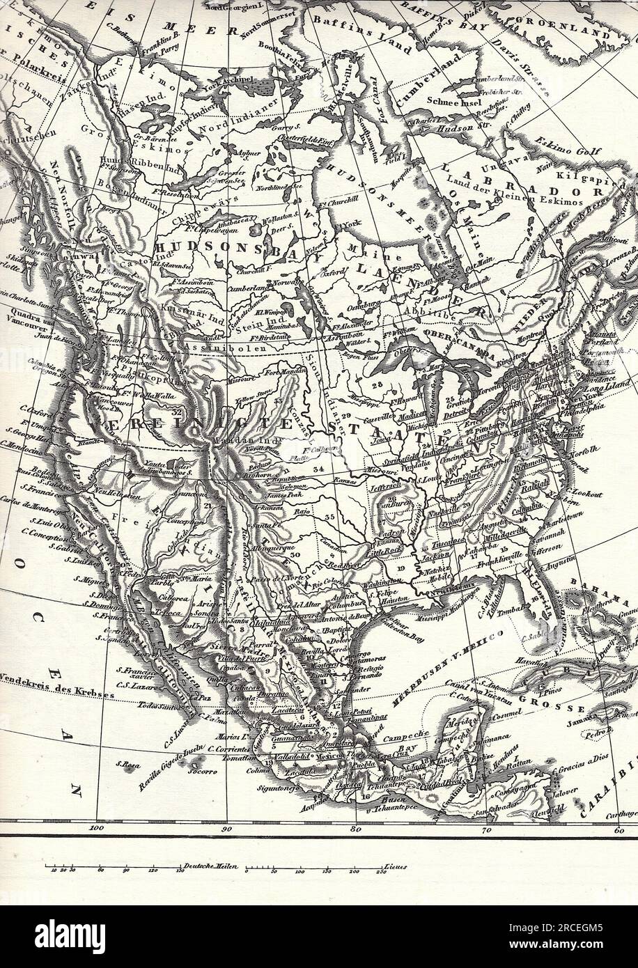 Political map world 19th century -Fotos und -Bildmaterial in hoher ...
