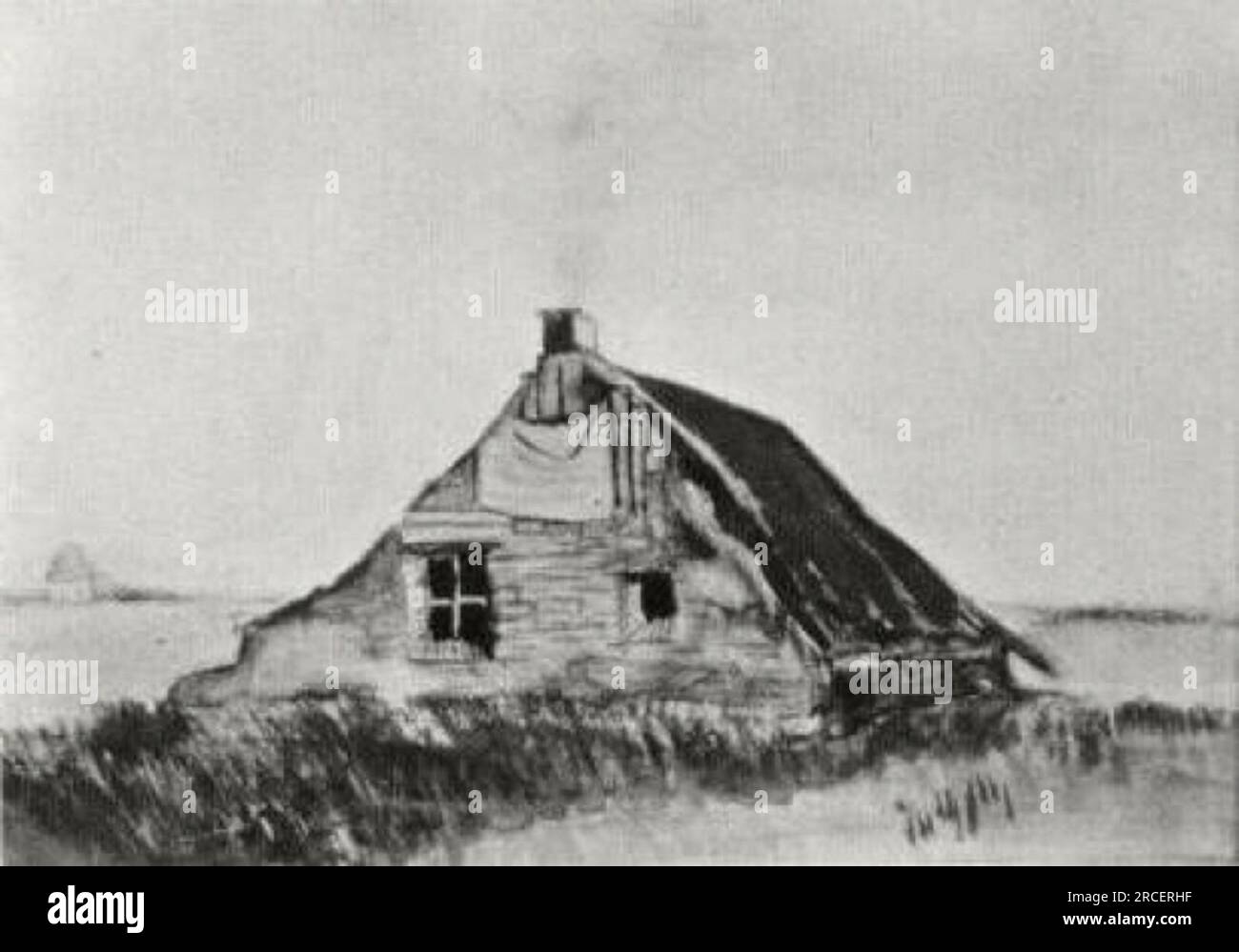 Farmhouse 1883; Niederlande von Vincent van Gogh Stockfoto