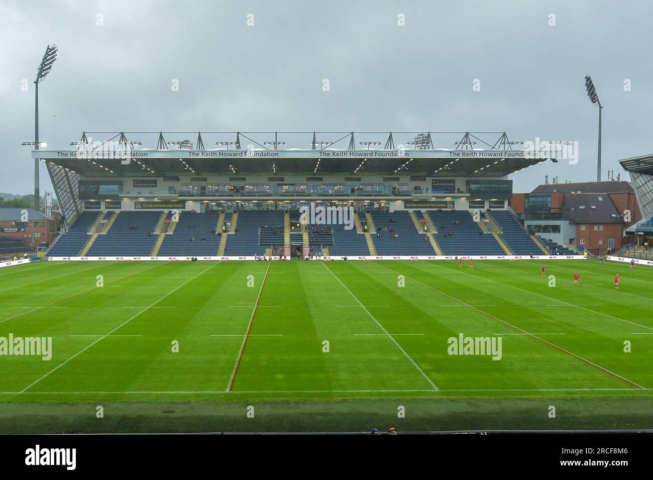 Ein allgemeiner Überblick über den Boden vor dem Spiel der Betfred Super League Round 19 Leeds Rhinos vs Hull KR im Headingley Stadium, Leeds, Großbritannien, 14. Juli 2023 (Foto von Craig Cresswell/News Images) in, am 7./14. Juli 2023. (Foto: Craig Cresswell/News Images/Sipa USA) Kredit: SIPA USA/Alamy Live News Stockfoto