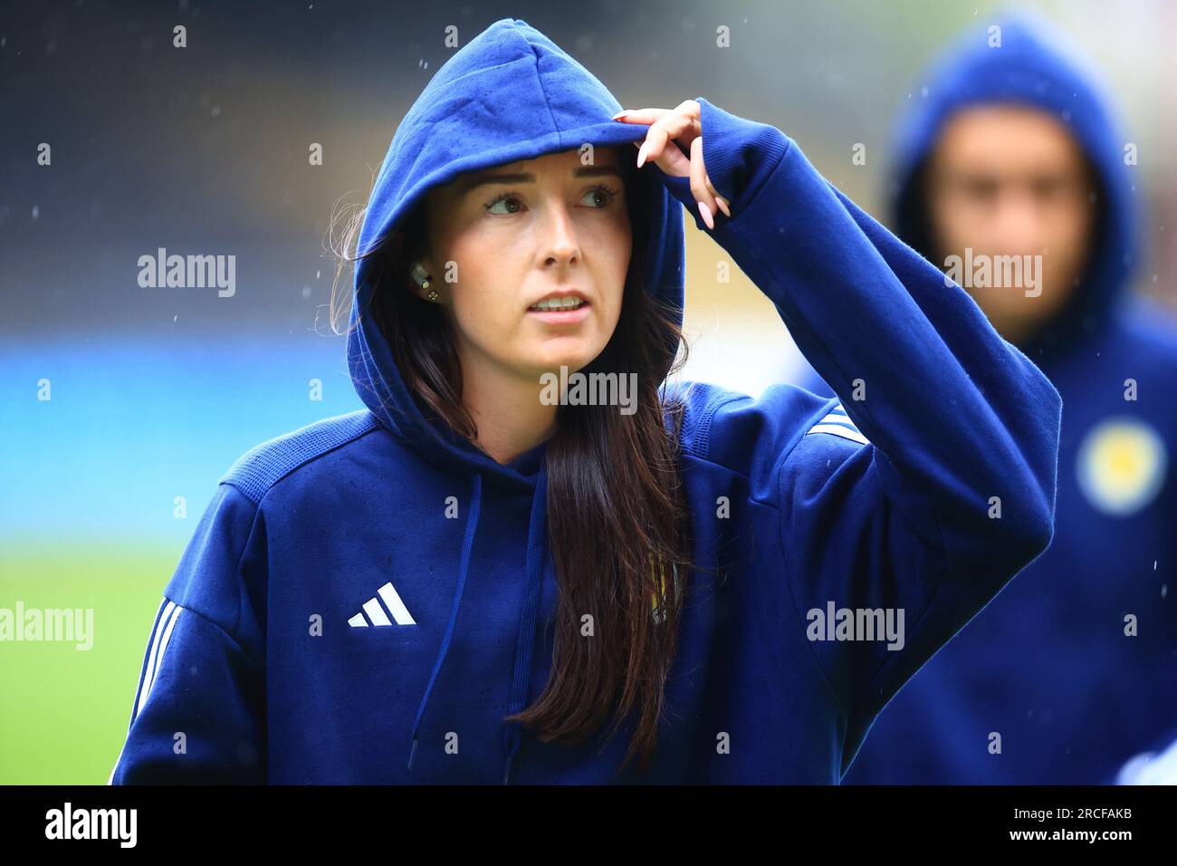 14. Juli 2023; Dens Park, Dundee, Schottland: International Football Womens Friendly, Scotland versus Northern Ireland; Caroline Weir aus Schottland Stockfoto