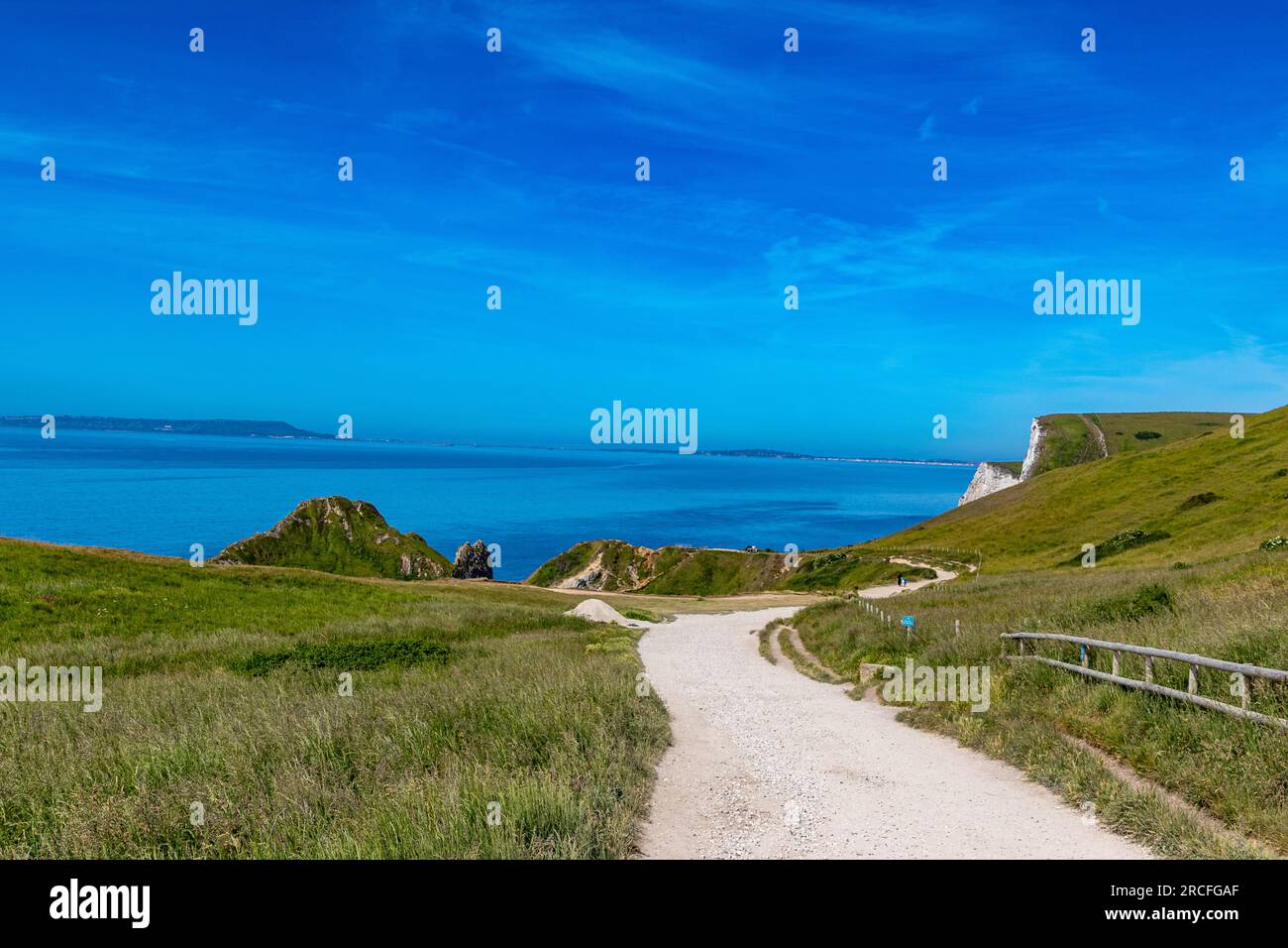 Wunderschönes Landschaftsfoto am Durdle Door Stockfoto
