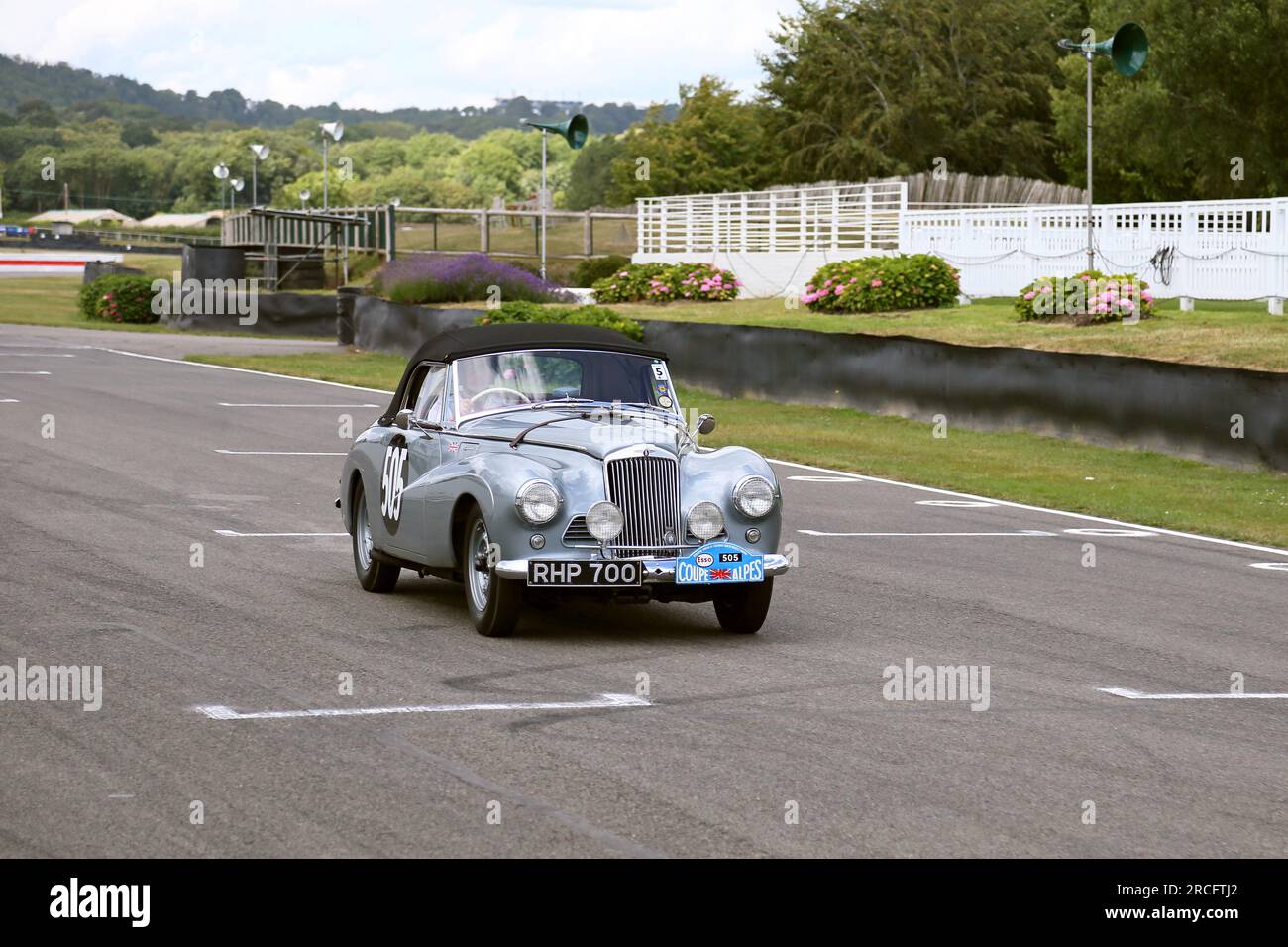 Sunbeam Talbot Alpine Mk1 Roadster (1955), Mike Hawthorn Track Day, Goodwood, Sussex, England, Großbritannien, Großbritannien, Europa Stockfoto