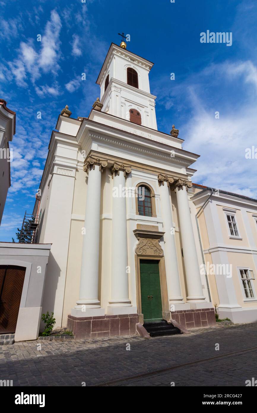 St. Emeric Church (Szent Imre Templom, 1833), Burgviertel, Veszprem, Ungarn Stockfoto