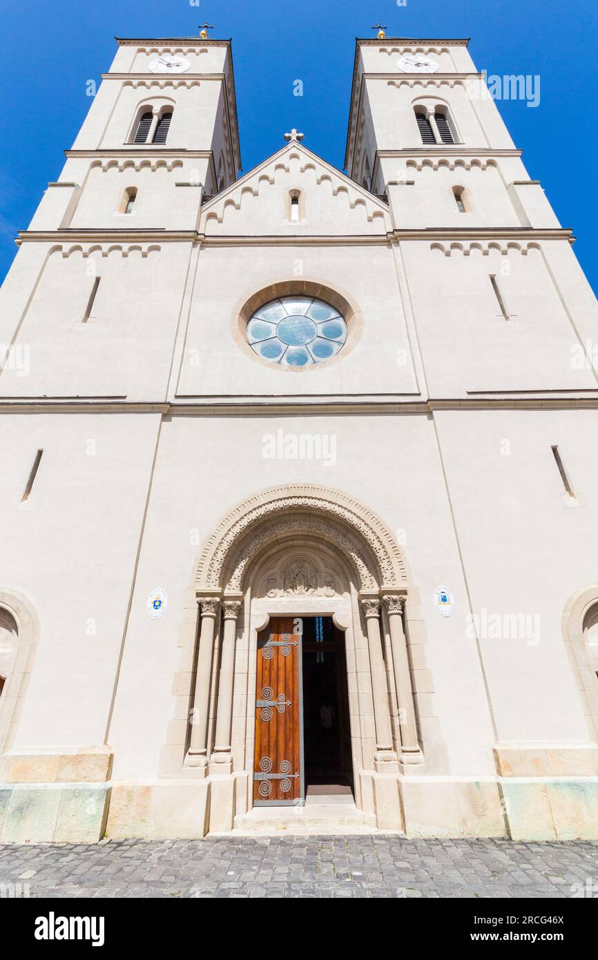 St. Michaels Kathedrale, Burgviertel, Veszprem, Ungarn Stockfoto