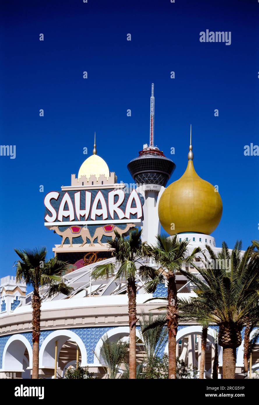 Sahara Casino, Las Vegas, Nevada, USA Stockfoto