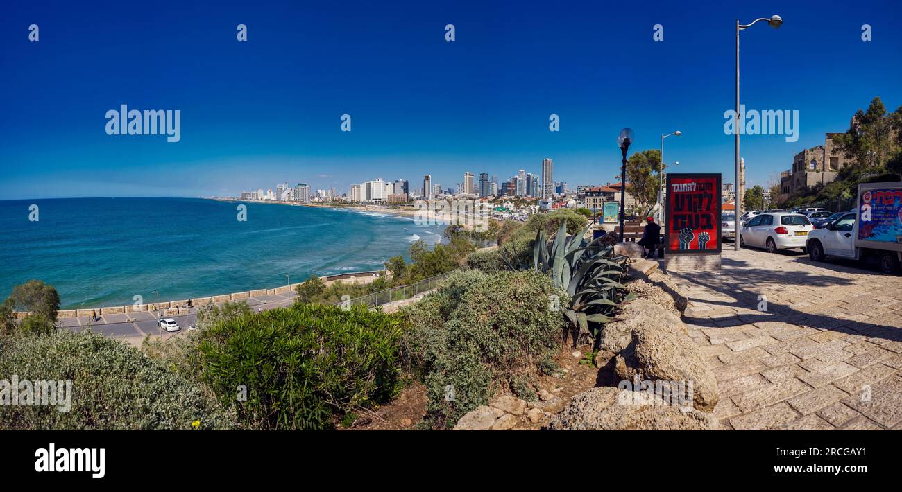 Promenade, Tel Aviv, Israel Stockfoto