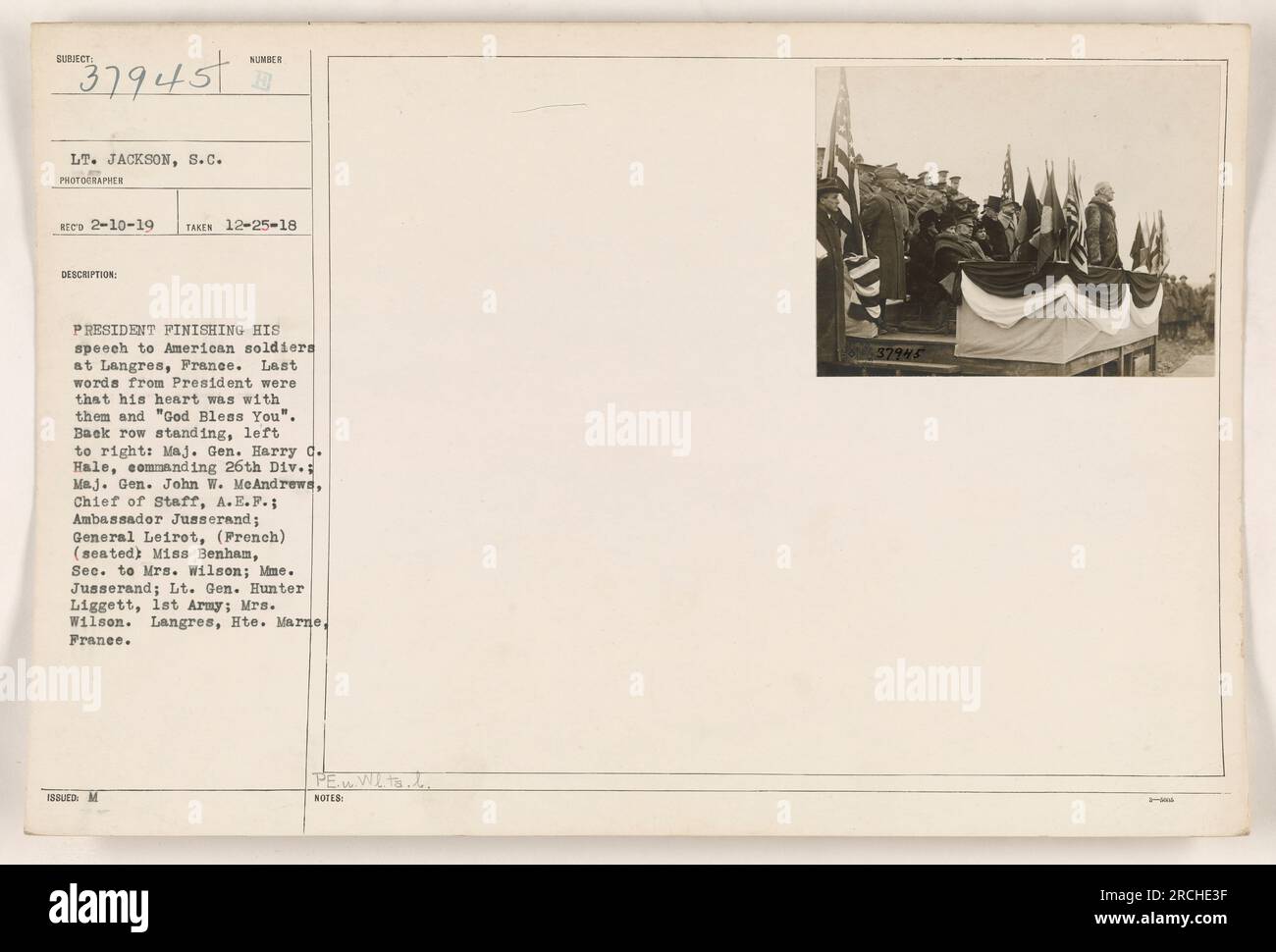 Maj gen john w mcandrews Fotos und Bildmaterial in hoher Auflösung