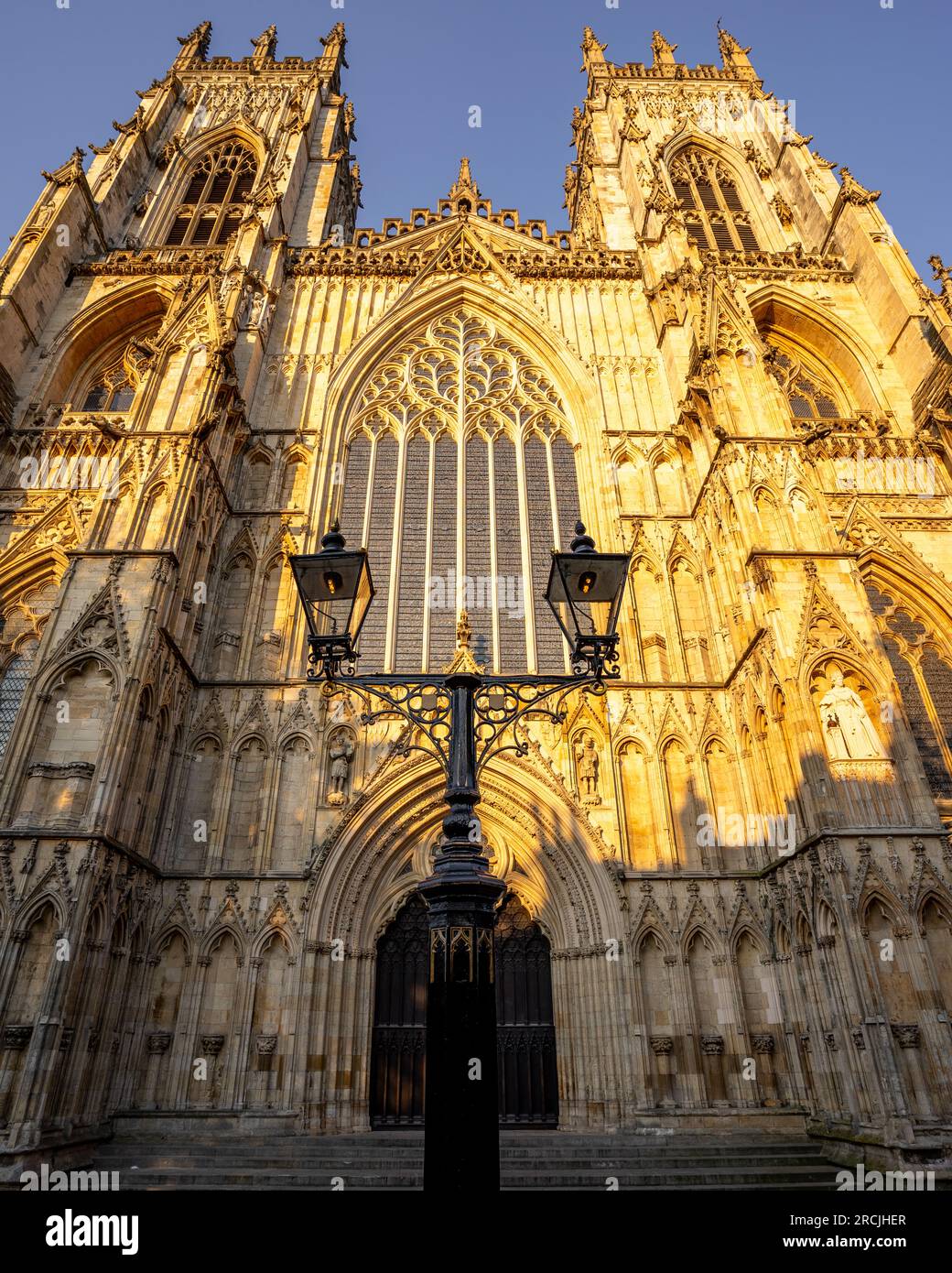 York Minster im Sonnenlicht, York, North Yorkshire Stockfoto