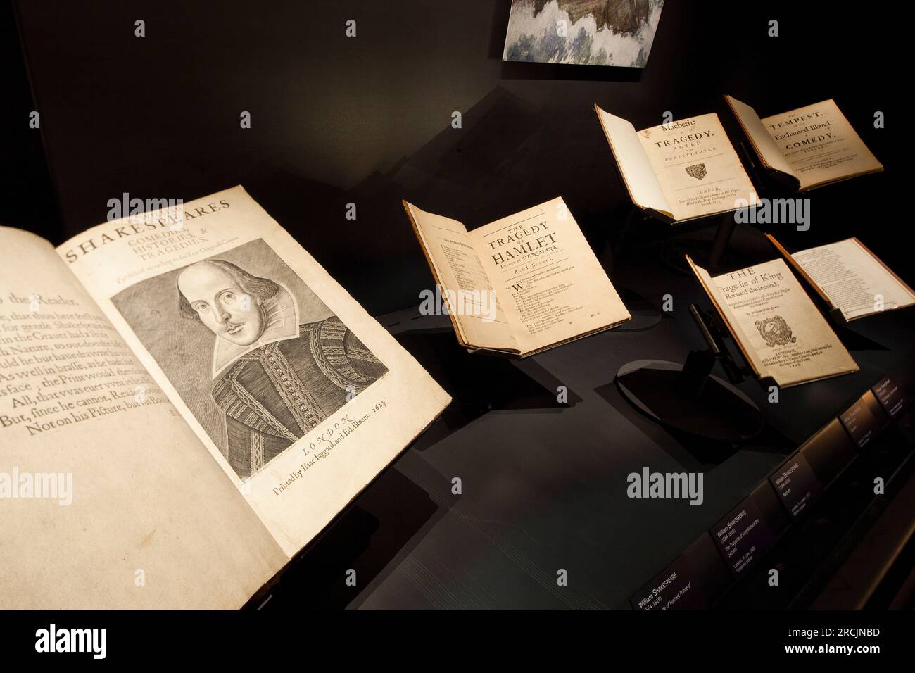 William Shakespeare, Tragödien, Bodmer-Stiftung, Genf, Schweiz Stockfoto
