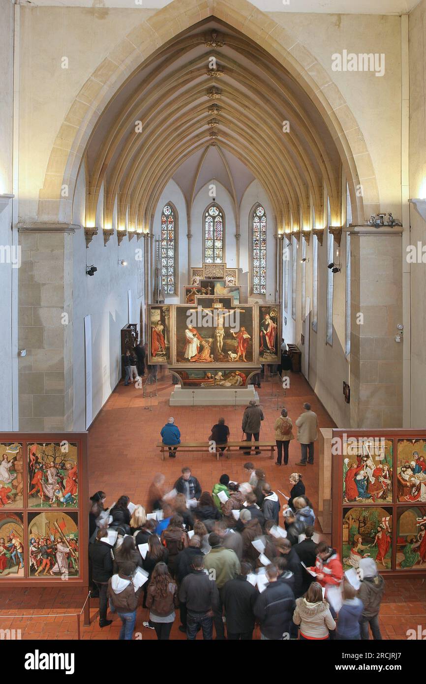 Matthias Grünewald, Issenheim Altarpiece, Unterlinden Museum, Colmar, Elsass, Grand Est, Frankreich Stockfoto