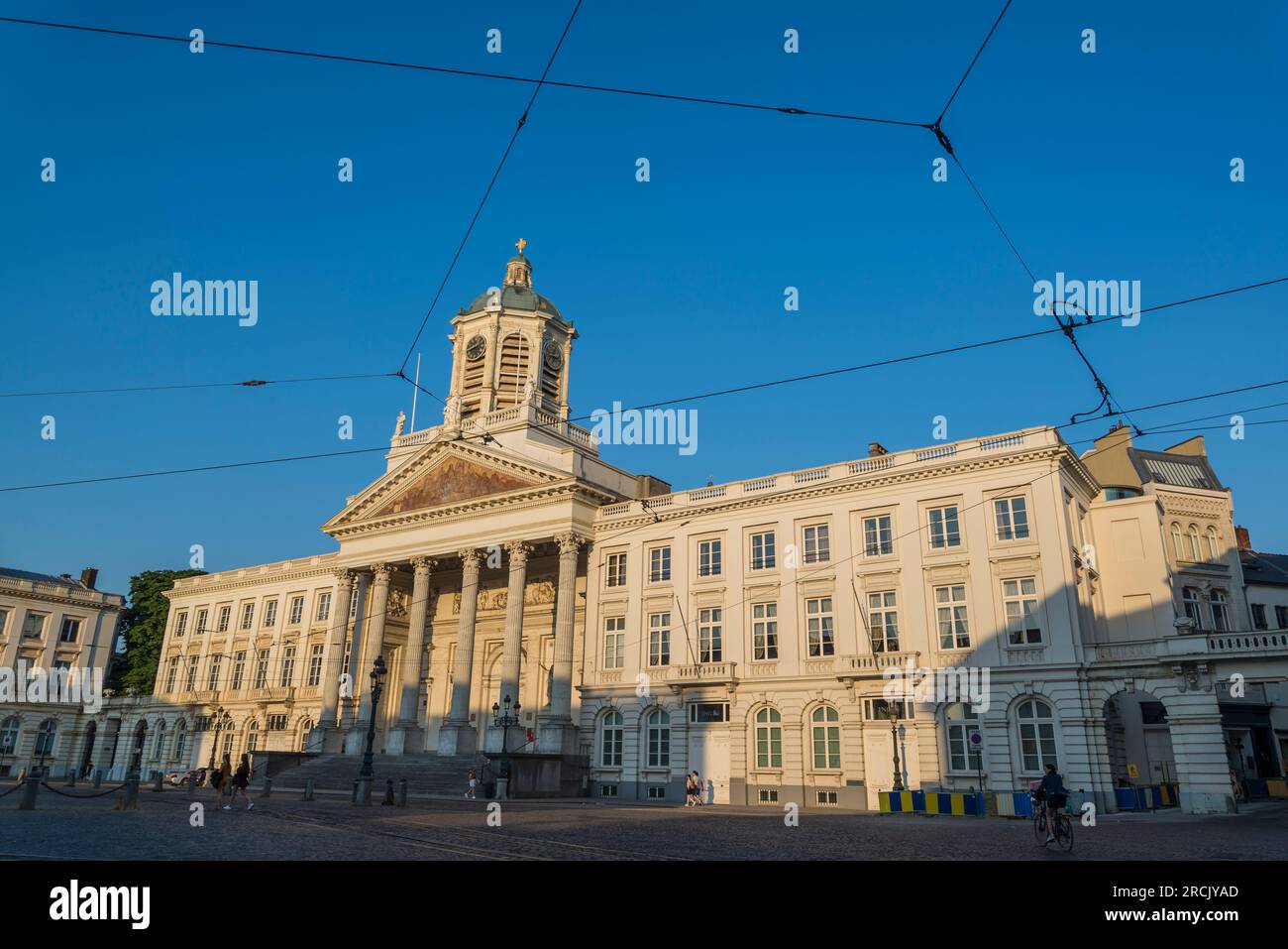 Kirche St. James on Coudenberg, eine neoklassizistische römisch-katholische Kirche am historischen Place Royale/Koningsplein im königlichen Viertel von Bru Stockfoto