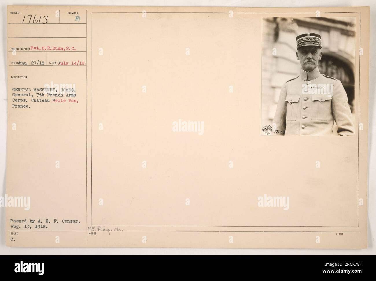 Hauptquartier des 7 armeekorps Fotos und Bildmaterial in hoher