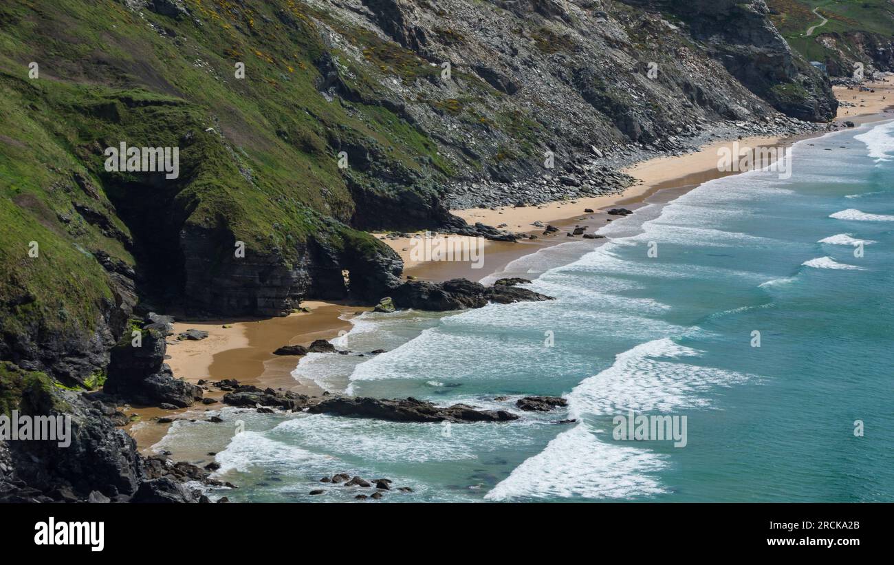 Cliff Line (Klippenlinie) Stockfoto